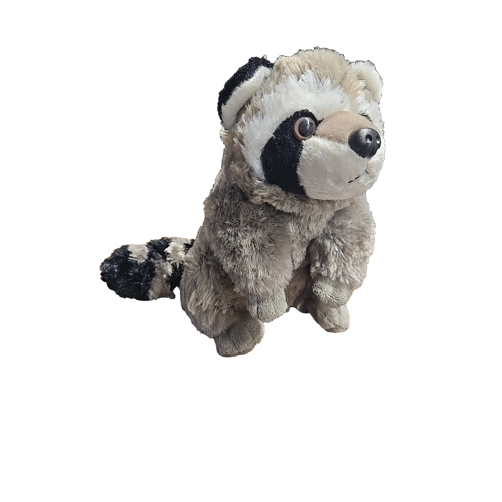 Wild Republic 2021 Cuddlekins Raccoon Plush Stuffed Toy Masked Gray Black 10 In.